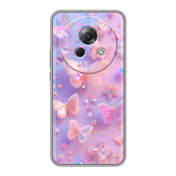 Силиконовый чехол на Meizu Lucky 08 с принтом Бабочки Силиконовый чехол на Meizu Lucky 08 с принтом Бабочки