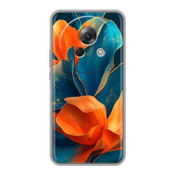 Силиконовый чехол на Meizu Lucky 08 с принтом Цветы