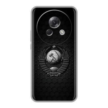 Силиконовый чехол на Meizu Lucky 08 с принтом Герб Флаг СССР Силиконовый чехол на Meizu Lucky 08 с принтом Герб Флаг СССР