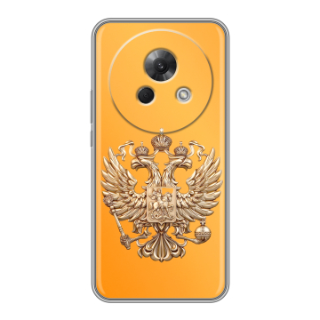 Силиконовый чехол на Meizu Lucky 08 с принтом Герб Флаг России