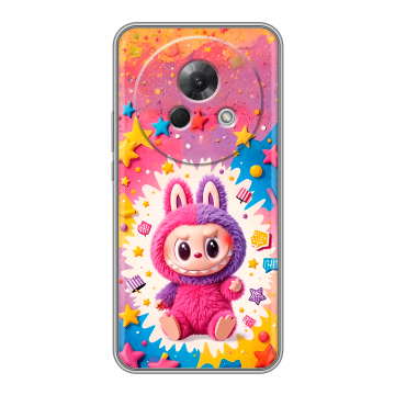 Силиконовый чехол на Meizu Lucky 08 с принтом Labubu Лабубу Силиконовый чехол на Meizu Lucky 08 с принтом Labubu Лабубу
