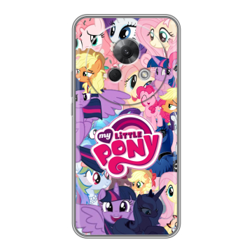 Силиконовый чехол на Meizu Lucky 08 с принтом My little pony Дружба чудо