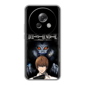 Силиконовый чехол на Meizu Lucky 08 с принтом Death note Тетрадь смерти