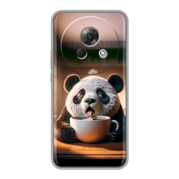 Силиконовый чехол на Meizu Lucky 08 с принтом смешная панда Силиконовый чехол на Meizu Lucky 08 с принтом смешная панда