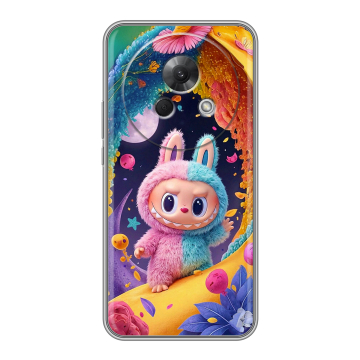 Силиконовый чехол на Meizu Lucky 08 с принтом Labubu Лабубу Силиконовый чехол на Meizu Lucky 08 с принтом Labubu Лабубу