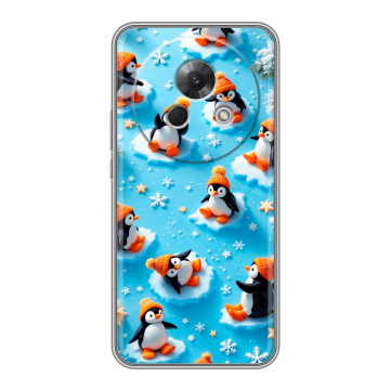 Силиконовый чехол на Meizu Lucky 08 с принтом Новый год