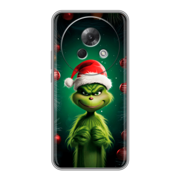 Силиконовый чехол на Meizu Lucky 08 с принтом Гринч Новый год Рождество