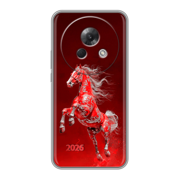 Силиконовый чехол на Meizu Lucky 08 с принтом Новый год
