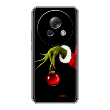 Силиконовый чехол на Meizu Lucky 08 с принтом Новый год Гринч