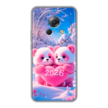 Силиконовый чехол на Meizu Lucky 08 с принтом Новый год