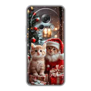 Силиконовый чехол на Meizu Lucky 08 с принтом Новый год