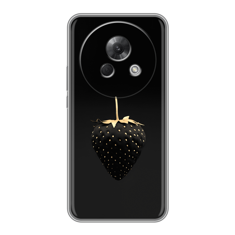 Силиконовый чехол на Meizu Lucky 08 с принтом Черная клубника Силиконовый чехол на Meizu Lucky 08 с принтом Черная клубника