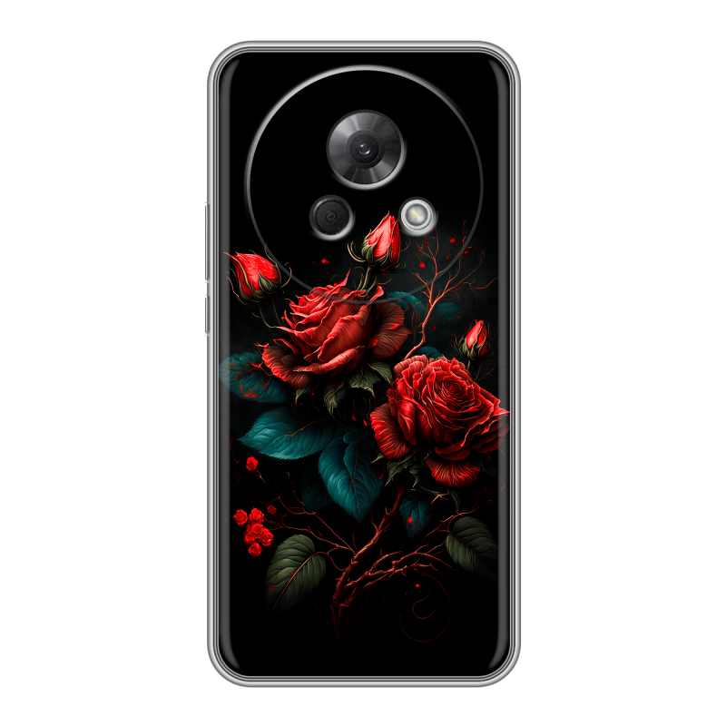 Силиконовый чехол на Meizu Lucky 08 с принтом Розы красные Силиконовый чехол на Meizu Lucky 08 с принтом Розы красные
