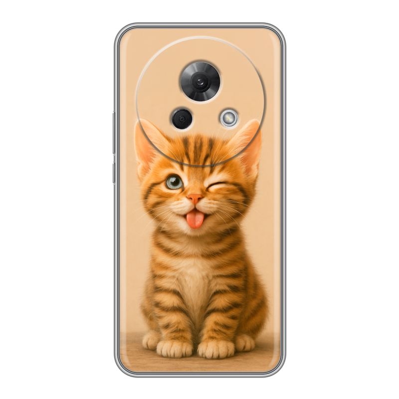 Силиконовый чехол на Meizu Lucky 08 с принтом котенок Силиконовый чехол на Meizu Lucky 08 с принтом котенок