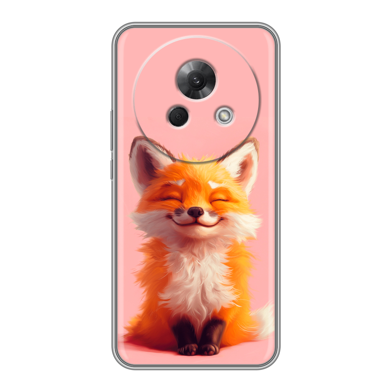 Силиконовый чехол на Meizu Lucky 08 с принтом милая лиса Силиконовый чехол на Meizu Lucky 08 с принтом милая лиса