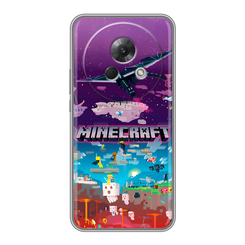 Силиконовый чехол на Meizu Lucky 08 с принтом Майнкрафт Minecraft Силиконовый чехол на Meizu Lucky 08 с принтом Майнкрафт Minecraft