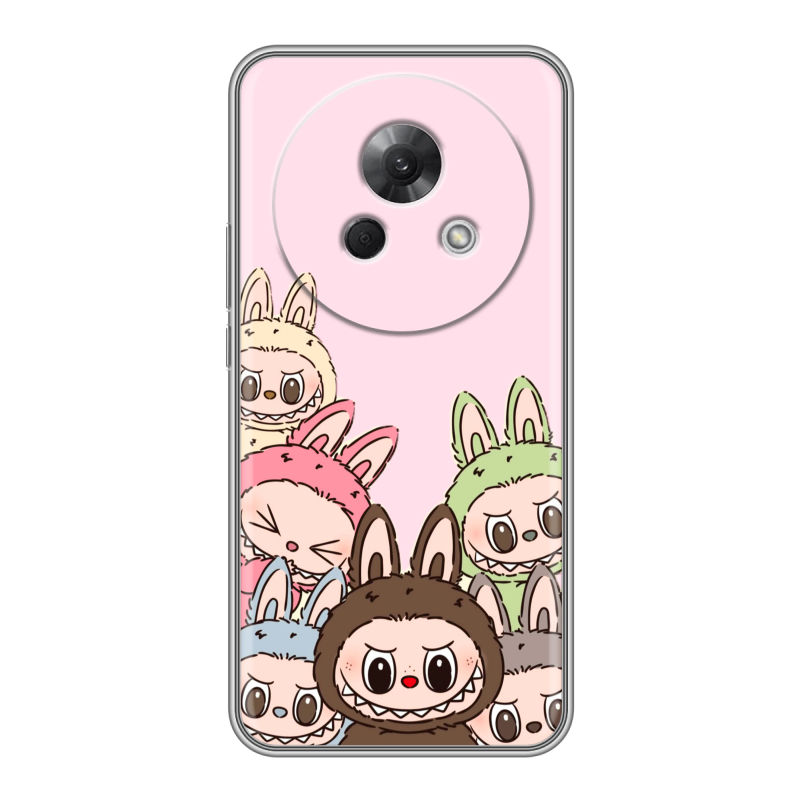 Силиконовый чехол на Meizu Lucky 08 с принтом Лабубу Силиконовый чехол на Meizu Lucky 08 с принтом Лабубу