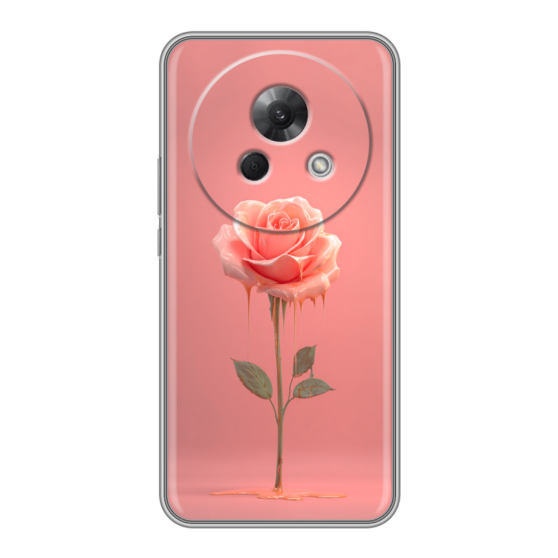 Силиконовый чехол на Meizu Lucky 08 с принтом Розовая роза Силиконовый чехол на Meizu Lucky 08 с принтом Розовая роза