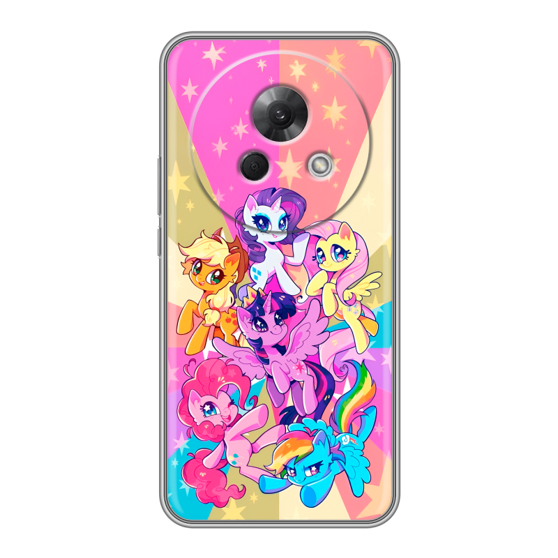 Силиконовый чехол на Meizu Lucky 08 с принтом My little pony Дружба чудо Силиконовый чехол на Meizu Lucky 08 с принтом My little pony Дружба чудо
