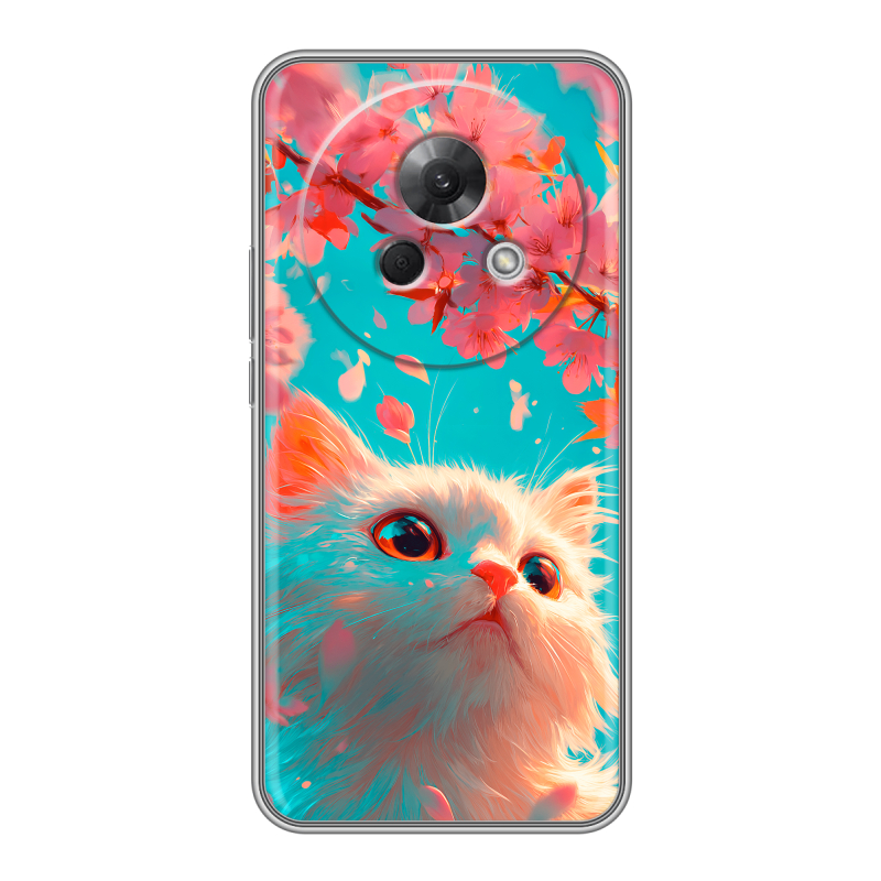 Силиконовый чехол на Meizu Lucky 08 с принтом Красивый кот Силиконовый чехол на Meizu Lucky 08 с принтом Красивый кот