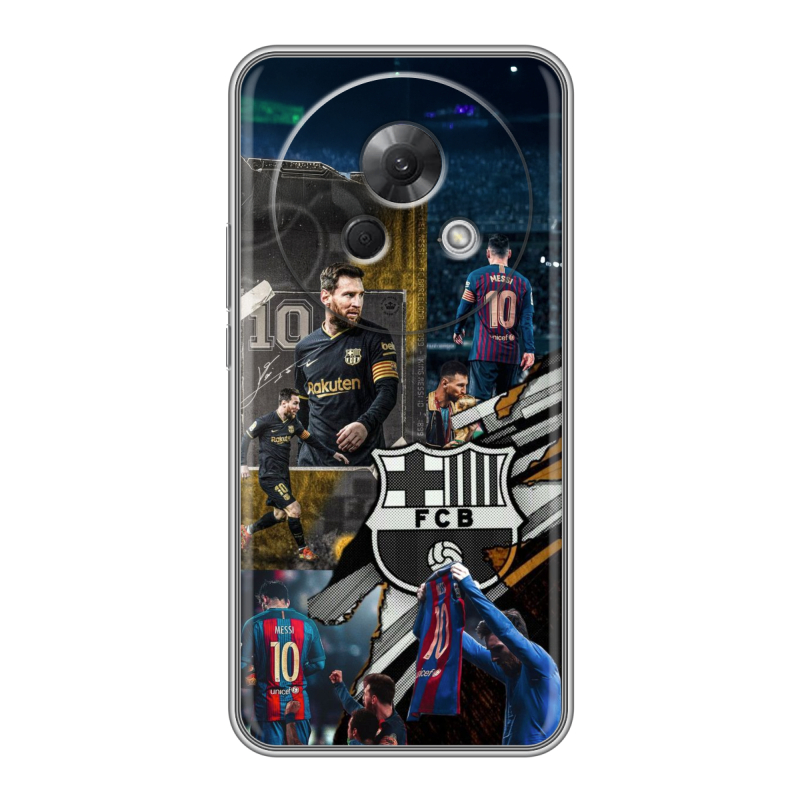 Силиконовый чехол на Meizu Lucky 08 с принтом Messi Barcelona Силиконовый чехол на Meizu Lucky 08 с принтом Messi Barcelona