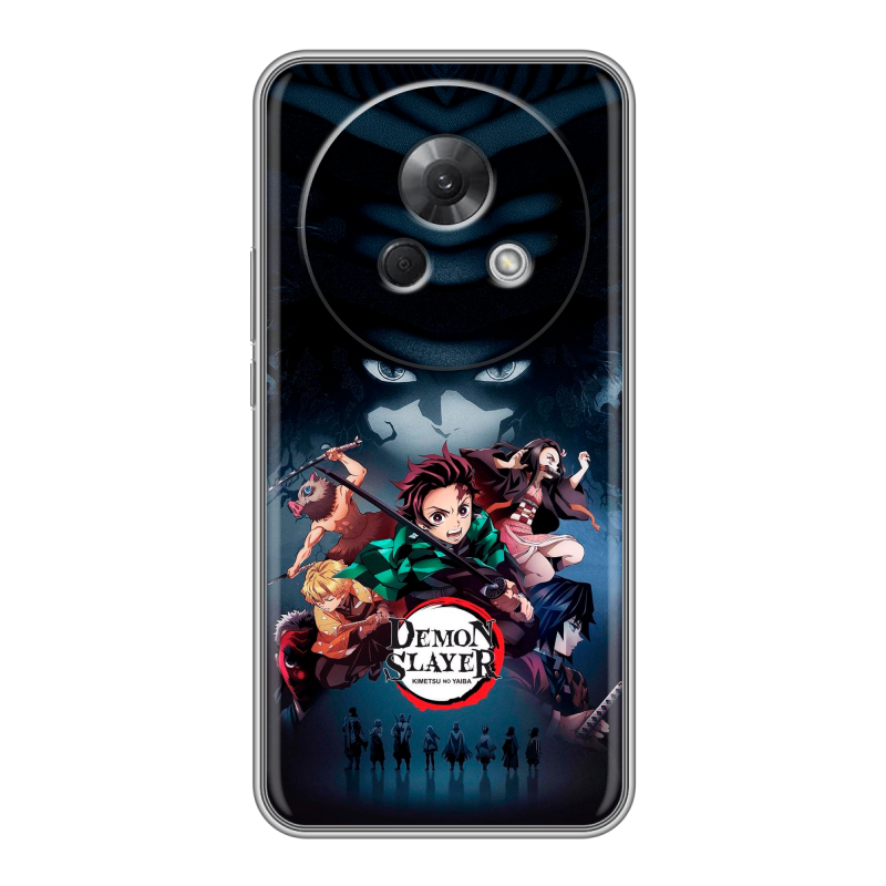Силиконовый чехол на Meizu Lucky 08 с принтом Demon Slayer Клинок рассекающий демонов Силиконовый чехол на Meizu Lucky 08 с принтом Demon Slayer Клинок рассекающий демонов