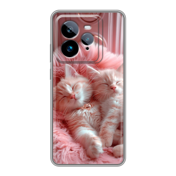 Силиконовый чехол на Realme GT7 Pro с принтом котята котики Силиконовый чехол на Realme GT7 Pro с принтом котята котики