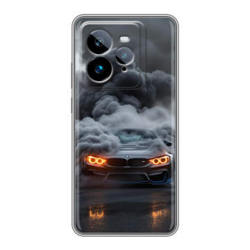 Силиконовый чехол на Realme GT7 Pro с принтом BMW БМВ Силиконовый чехол на Realme GT7 Pro с принтом BMW БМВ