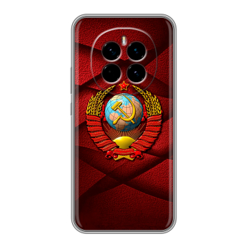Силиконовый чехол на Honor Magic 7 с принтом Герб СССР Силиконовый чехол на Honor Magic 7 с принтом Герб СССР
