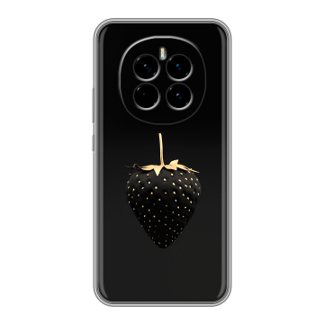Силиконовый чехол на Honor Magic 7 с принтом Черная клубника Силиконовый чехол на Honor Magic 7 с принтом Черная клубника