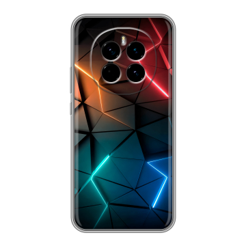Силиконовый чехол на Honor Magic 7 с принтом Абстракция неон Силиконовый чехол на Honor Magic 7 с принтом Абстракция неон
