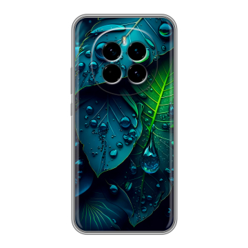 Силиконовый чехол на Honor Magic 7 с принтом Листья Силиконовый чехол на Honor Magic 7 с принтом Листья