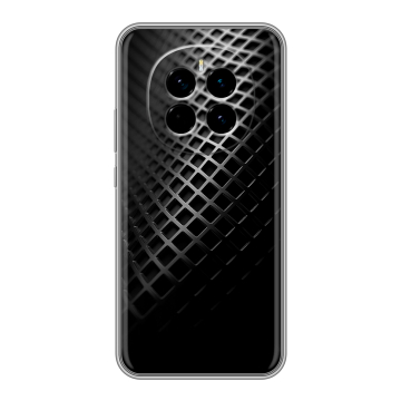 Силиконовый чехол на Honor Magic 7 с принтом Текстура металла