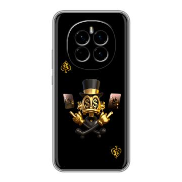 Силиконовый чехол на Honor Magic 7 с принтом Золотой скрудж макдак