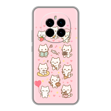 Силиконовый чехол на Honor Magic 7 с принтом Hello Kitty Хелоу Кити