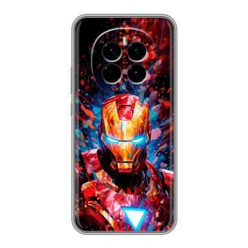 Силиконовый чехол на Honor Magic 7 с принтом Железный человек Ironman