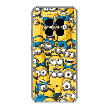 Силиконовый чехол на Honor Magic 7 с принтом Миньоны