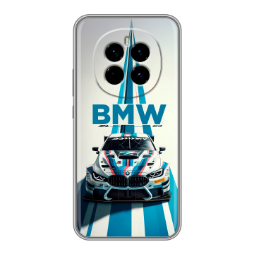 Силиконовый чехол на Honor Magic 7 с принтом БМВ BMW