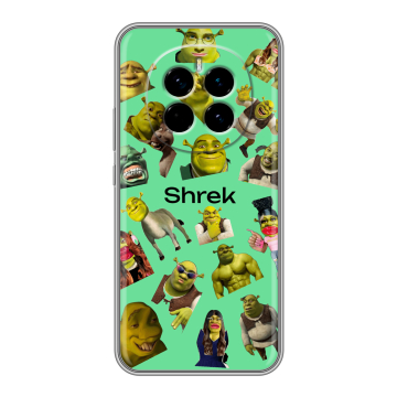 Силиконовый чехол на Honor Magic 7 с принтом Шрек Shrek