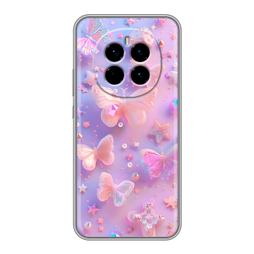 Силиконовый чехол на Honor Magic 7 с принтом Бабочки