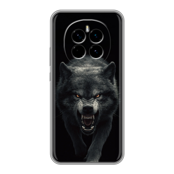 Силиконовый чехол на Honor Magic 7 с принтом Волк