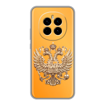 Силиконовый чехол на Honor Magic 7 с принтом Герб Флаг России Силиконовый чехол на Honor Magic 7 с принтом Герб Флаг России