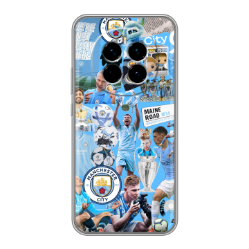 Силиконовый чехол на Honor Magic 7 с принтом Man City Манчестер Сити Силиконовый чехол на Honor Magic 7 с принтом Man City Манчестер Сити
