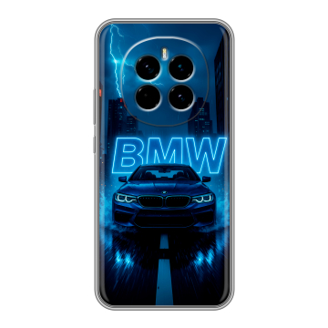 Силиконовый чехол на Honor Magic 7 с принтом BMW БМВ
