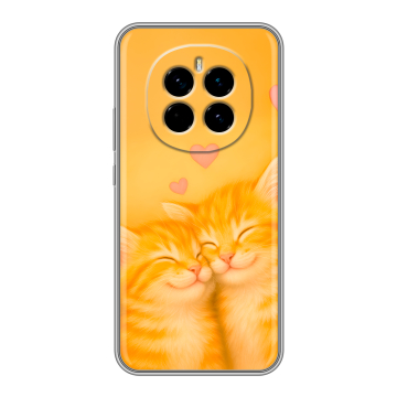 Силиконовый чехол на Honor Magic 7 с принтом Милые котята