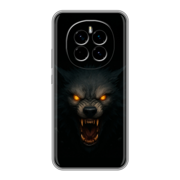 Силиконовый чехол на Honor Magic 7 с принтом Волк Силиконовый чехол на Honor Magic 7 с принтом Волк