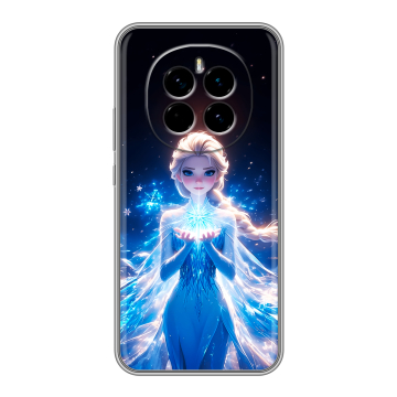 Силиконовый чехол на Honor Magic 7 с принтом Холодное сердце Frozen
