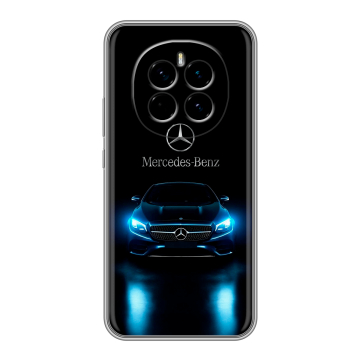 Силиконовый чехол на Honor Magic 7 с принтом Mercedes Мерседес