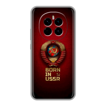 Силиконовый чехол на Honor Magic 7 с принтом Флаг Герб СССР Силиконовый чехол на Honor Magic 7 с принтом Флаг Герб СССР