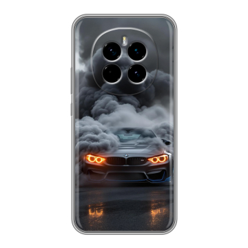 Силиконовый чехол на Honor Magic 7 с принтом BMW БМВ